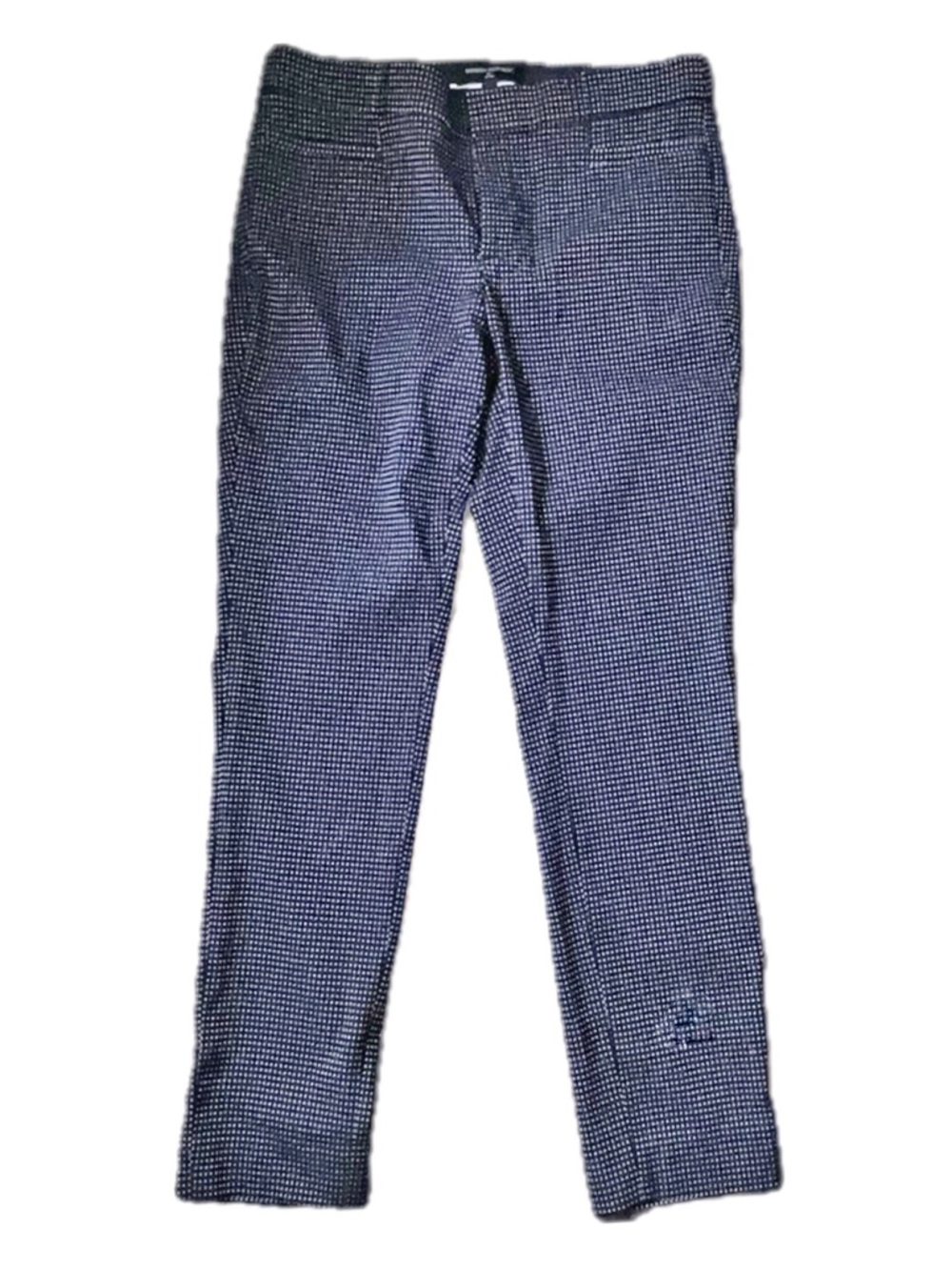 BANANA REPUBLIC Factory Sloan Black White Micro Check Women’s Pants Size 4